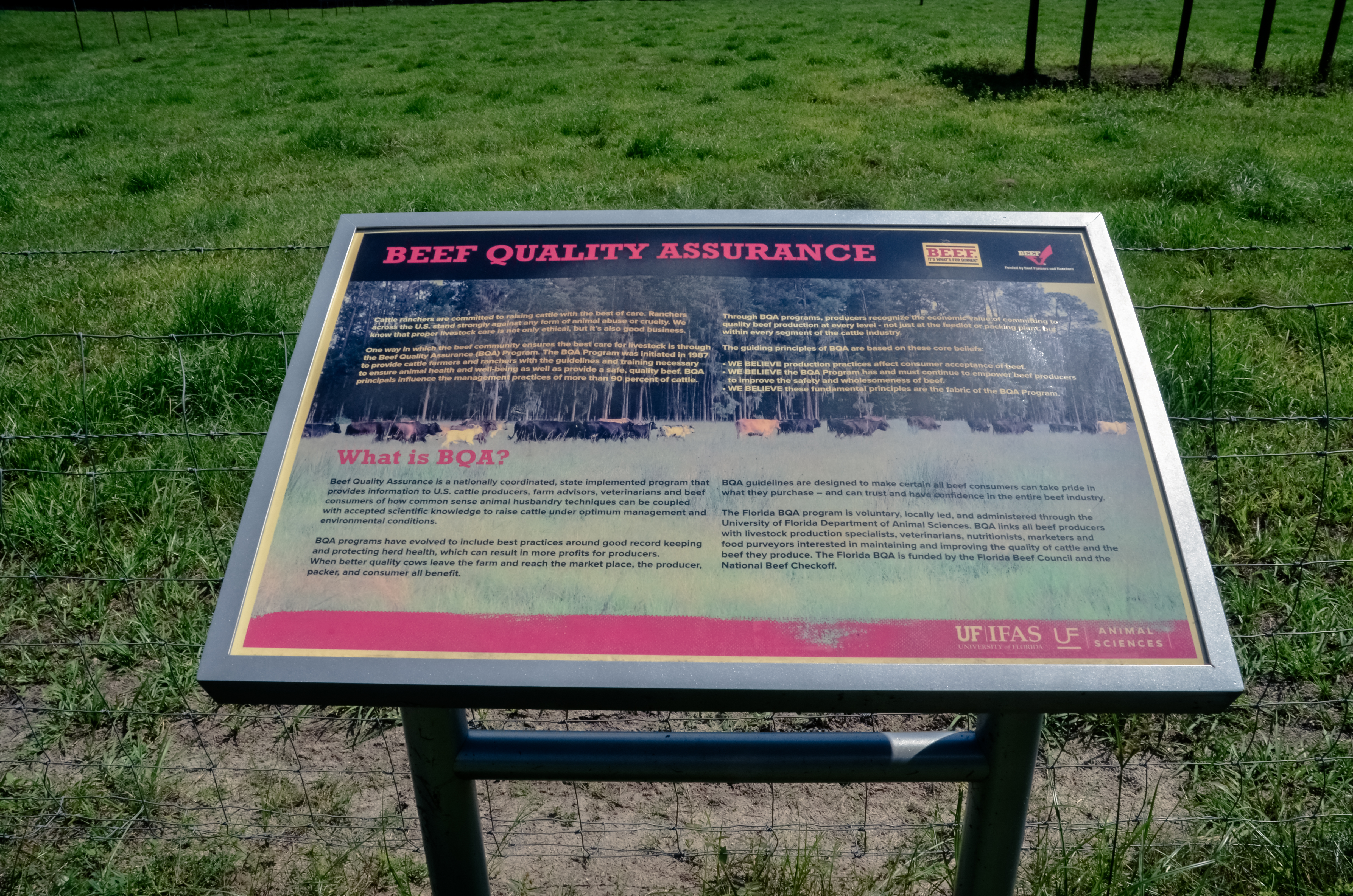 informational sign