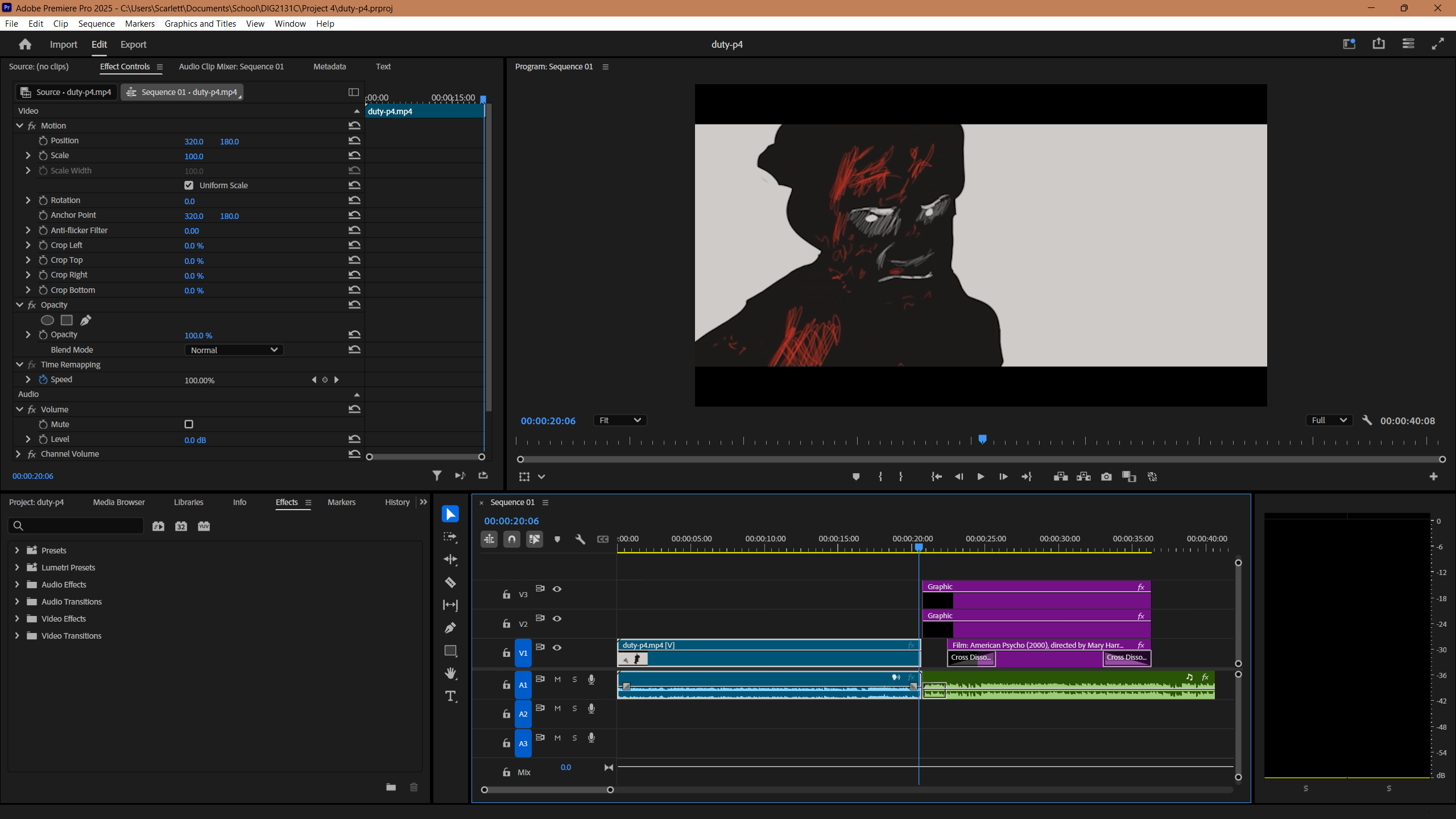 Screenshot of Premiere Pro.